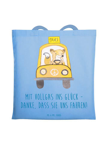 Mr. & Mrs. Panda Schultasche Chauffeur Glück mit Spruch in Sky Blue