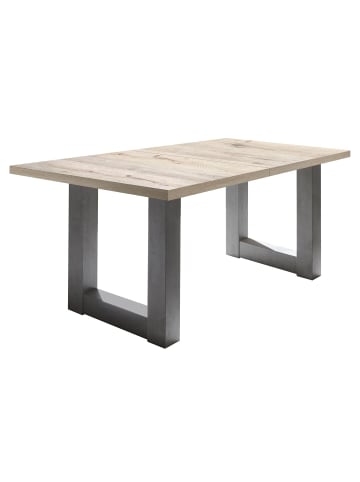 58 aufm Kessel ESSTISCH ausziehbar Eila 3 140 x 90 x 75 Esszimmertisch Graphit/Sandeiche