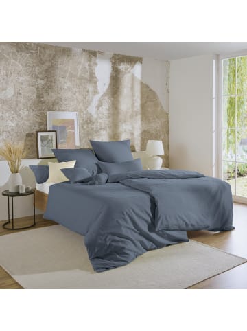 Erwin Müller Seersucker Bettwäsche Wertingen in anthrazit