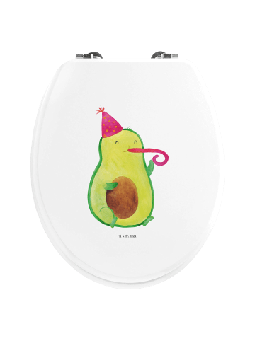 Mr. & Mrs. Panda Klo-Deckel Avocado Feier ohne Spruch in Weiß