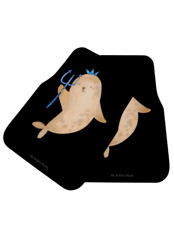 Mr. & Mrs. Panda Automatte Sternzeichen Wassermann ohne Spruch in Schwarz