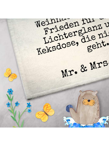 Mr. & Mrs. Panda handtuch gäste wc Pinguin Weihnachtsbaum Design... in Weiß