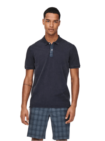 Only&Sons Poloshirt ONSTRAVIS in Blau