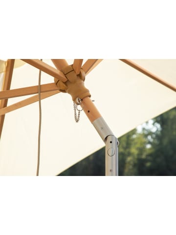 ebuy24 Sonnenschirm  Corypho Weiß 250 x 250 cm