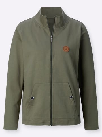 WITT WEIDEN Sweatjacke in khaki