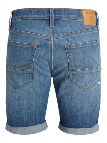 Jack & Jones Jeans Shorts Knielang Plus Size JJIRICK in Blau