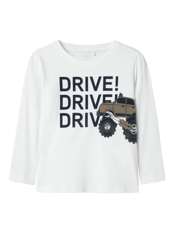 name it Langarmshirt mit Monstertruck-Motiv & Schriftzug in Weiß-2