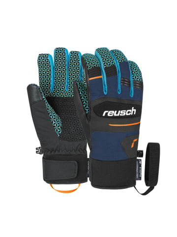 Reusch Fingerhandschuhe Scorpion R-TEX® XT in 4425 dress blue/orange popsicl