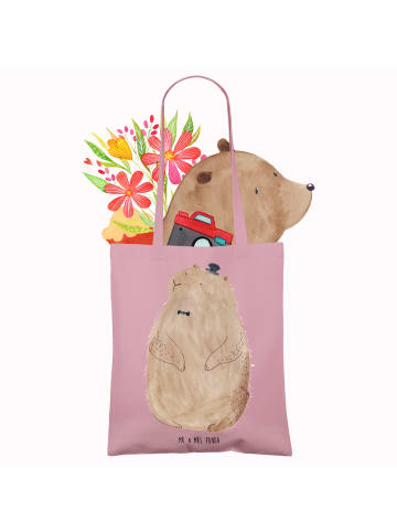 Mr. & Mrs. Panda Dokumententasche Murmeltier ohne Spruch in Rosa Pastell