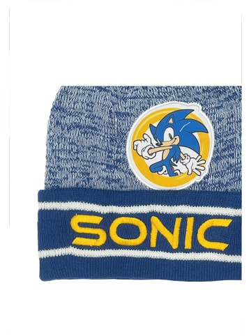 Sonic Bommel-Mütze in Blau