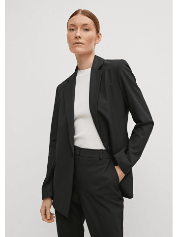 comma Indoor-Blazer langarm in Schwarz