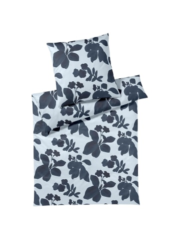 Elegante Bettwäsche Shadows denim in denim blue