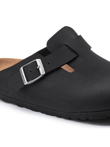 Birkenstock Clogs Boston Vegan in Schwarz