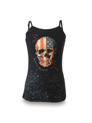 Roberto Geissini American Skull Top Weiß
