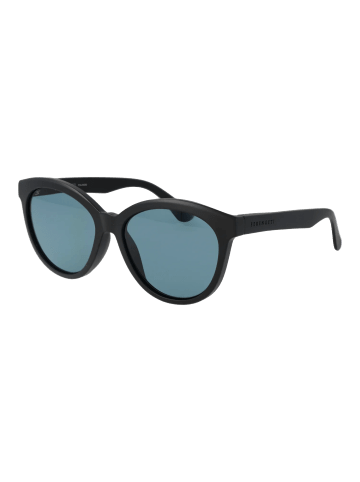 Serengeti Frauen Sonnenbrille Rund Schwarz