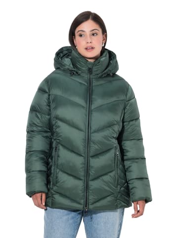 Ulla Popken Steppjacke in efeugrün
