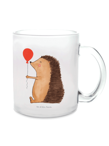 Mr. & Mrs. Panda Kaffeetasse Igel Luftballon ohne Spruch in Transparent