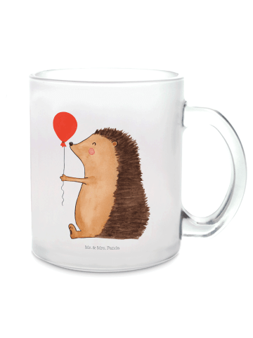 Mr. & Mrs. Panda Teetasse Igel Luftballon ohne Spruch in Transparent