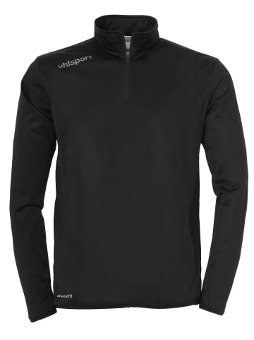 uhlsport  1/4 ZIP TOP ESSENTIAL Kids in schwarz/weiß