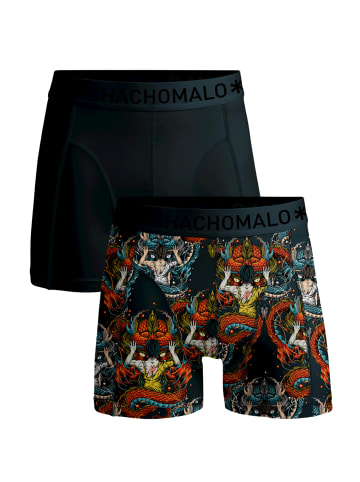 Muchachomalo 2er-Set: Boxershorts in Multicolor/Green