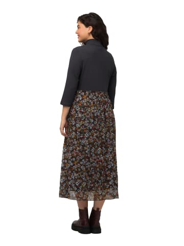 Ulla Popken Jerseykleid in asphalt