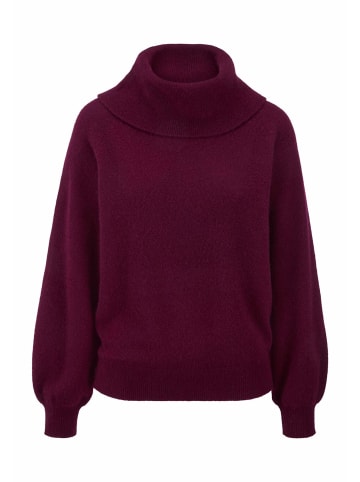 Hessnatur Hessnatur Strick-Pullover Relaxed BETTER RECYCLING aus Kaschmir in bordeaux