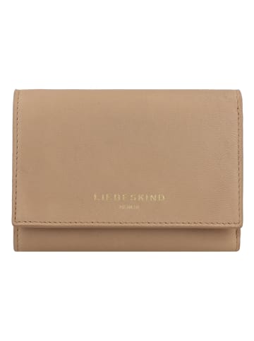 LIEBESKIND BERLIN Linn Geldbörse Leder 13.5 cm in beige