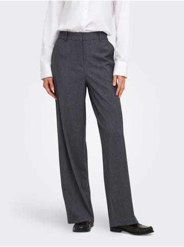 JDY Hose mit weitem Beinschnitt in Dark Grey Melange 1