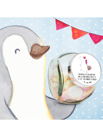 Mr. & Mrs. Panda Kaffeedose Einhorn Koffer mit Spruch in Weiß