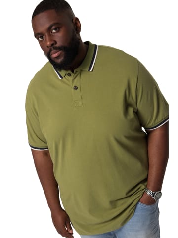 STHUGE Poloshirt in khaki grün