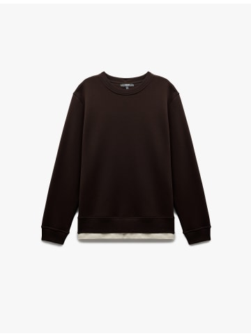 KOTON SWEATSHIRTS in Braun
