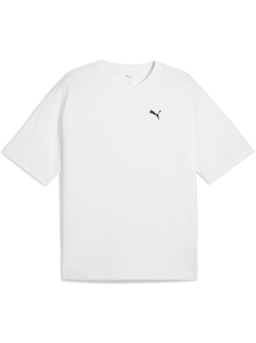 Puma T-Shirt "WARDROBE ESS Boxy Tee" in Weiß