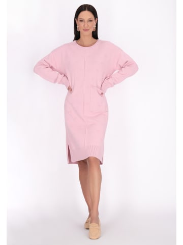 Usha Damen Kleid in Hellviolett Melange