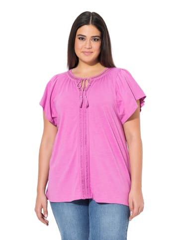 Ulla Popken Shirt in kühles pink