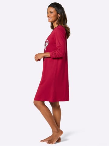 WITT WEIDEN Sleepshirts in rot-bedruckt + weiß-bedruckt