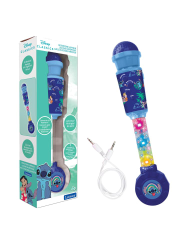 LEXIBOOK® Disney Stitch Leuchtmikrofon mit Lautsprecher (Aux-In)