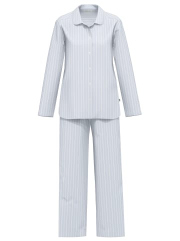 Seidensticker Pyjama Lang in zen blue