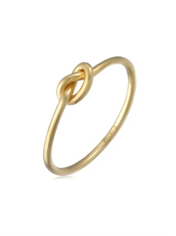 Elli Ring 375 Gelbgold Knoten, Trachtenschmuck in Gold