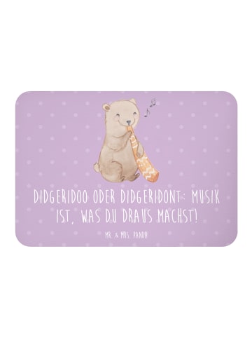Mr. & Mrs. Panda Pinnwand Magnet Didgeridoo Musik mit Spruch in Lavendeltraum