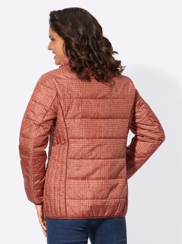 WITT WEIDEN Steppjacke in papaya-rostrot-bedruckt