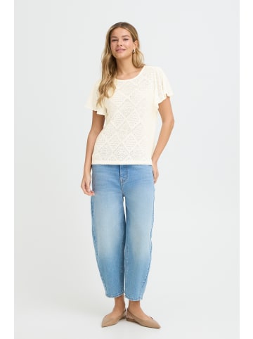 Fransa T-Shirt kurzarm FRMARILYNNE Regular fit in Whisper White