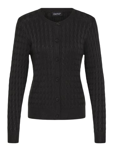 Oxmo Strickjacke OXSasja in schwarz