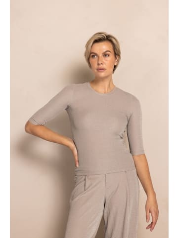 ZHRILL Shirts ZHANYON TAUPE in Taupe