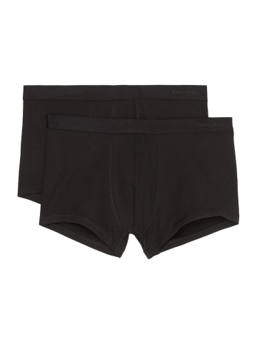 Marc O´Polo Bodywear Retro Short / Pant Iconic Rib Organic Cotton in Schwarz