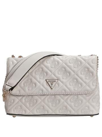 Guess Adelasia XBody Flap - Schultertasche 25 cm (black) in off white