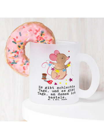 Mr. & Mrs. Panda Glas Maus Basteln mit Spruch in Transparent