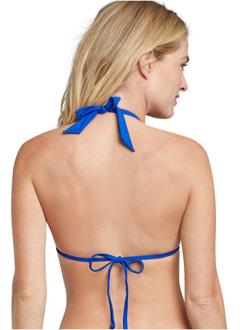 Schiesser Triangel-Bikini-Top Aqua Mix & Match Nautical 1er-Pack in Blau