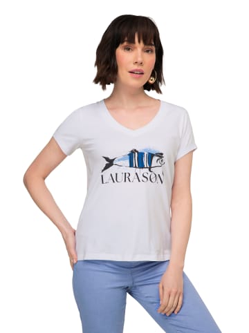 LAURASØN Shirt in schneeweiß