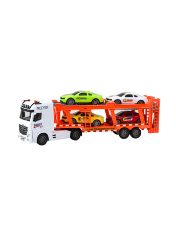 Wisam® Lora Truck Abschleppwagen Set 4 Autos Öffnen Türen Lichter