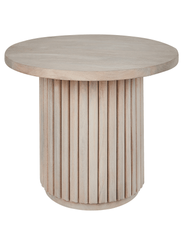 Beliani Couchtisch LEMONT in Braun - (W) 50 x (H) 40 x (L) 50 cm
